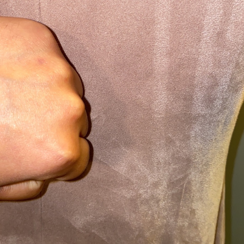 Zara Basic Collection Small Suede Texture Dress - image 4